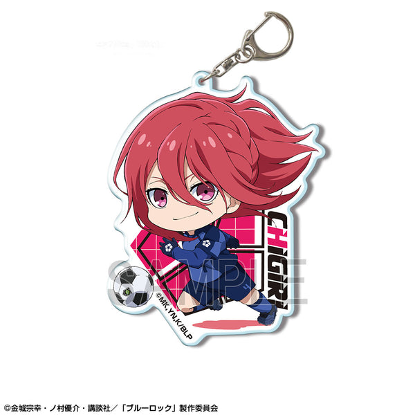 《蓝锁》大型亚克力钥匙扣 Ver.2 设计03(千切豹马)【202603再版】