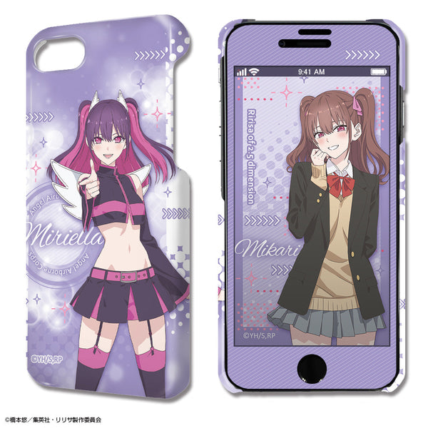 『2.5次元の誘惑』デザジャケット iPhone SE(第2世代)/8/7/6/6s ケース&保護シート デザイン02(橘美花莉/ミリエラ 天使空挺隊)