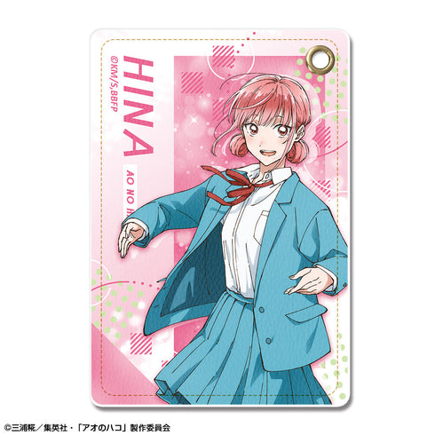 『アオのハコ』レザーパスケース デザイン05(蝶野雛/A)【202502再販】