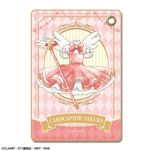 『カードキャプターさくら クリアカード編』レザーパスケース デザイン06(モチーフ/A)【202510再販】