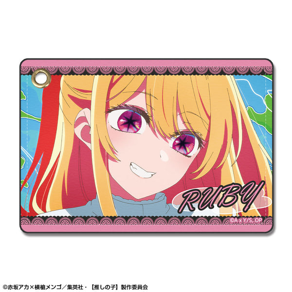 『【推しの子】』レザーパスケース Ver.3 デザイン02(ルビー/B)【202506再販】