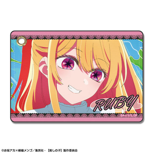 『【推しの子】』レザーパスケース Ver.3 デザイン02(ルビー/B)【202509再販】