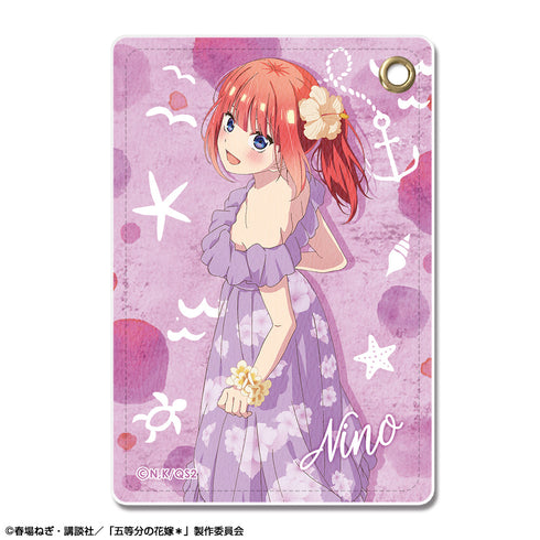 『五等分の花嫁*』レザーパスケース デザイン02(中野二乃)