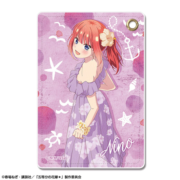 『五等分の花嫁*』レザーパスケース デザイン02(中野二乃)