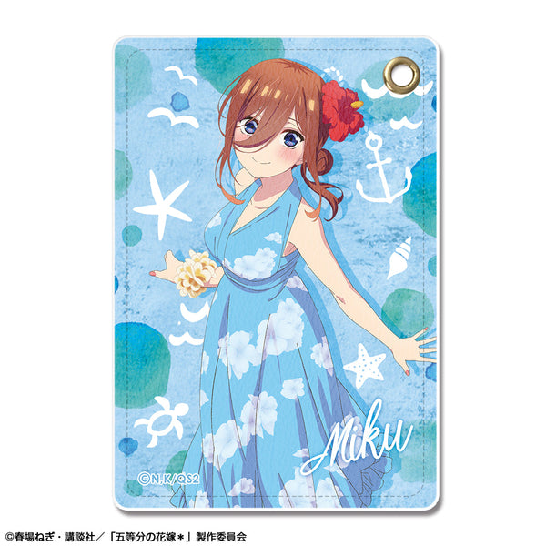 『五等分の花嫁*』レザーパスケース デザイン03(中野三玖)