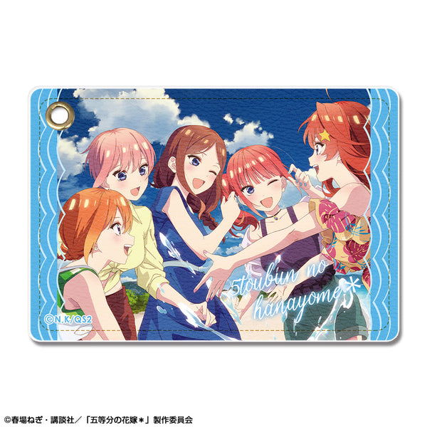 『五等分の花嫁*』レザーパスケース デザイン06(集合)