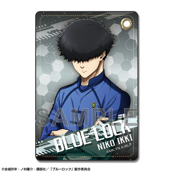 《藍鎖》皮革卡夾 Ver.2 設計05(二子一揮)【202603再版】