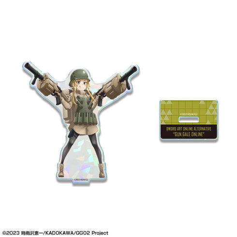 『ソードアート・オンライン オルタナティブ ガンゲイル・オンラインII』ホログラムアクリルスタンド デザイン06(フカ次郎/B)【202503再販】