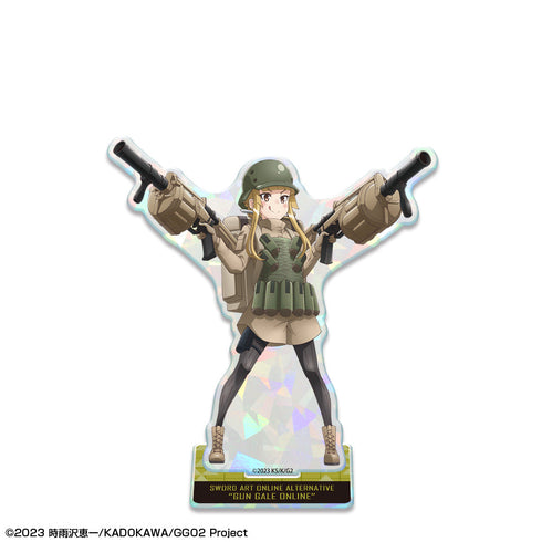 『ソードアート・オンライン オルタナティブ ガンゲイル・オンラインII』ホログラムアクリルスタンド デザイン06(フカ次郎/B)【202503再販】