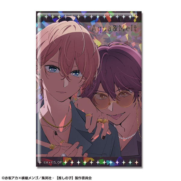 『【推しの子】』ホログラム缶バッジ Ver.4 デザイン10(アクア&鳴嶋メルト)【202510再販】