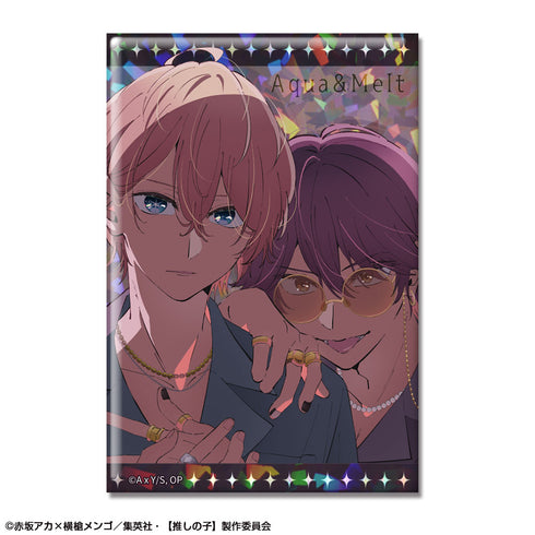 『【推しの子】』ホログラム缶バッジ Ver.4 デザイン10(アクア&鳴嶋メルト)【202606再販】