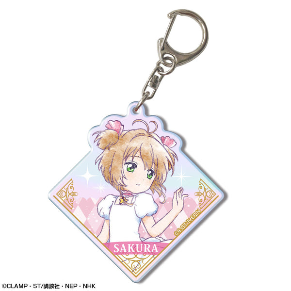 『カードキャプターさくら クリアカード編』オーロラアクリルキーホルダー デザイン01(木之本 桜/A)
