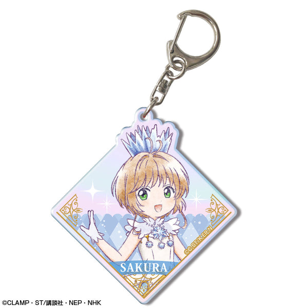 『カードキャプターさくら クリアカード編』オーロラアクリルキーホルダー デザイン02(木之本 桜/B)