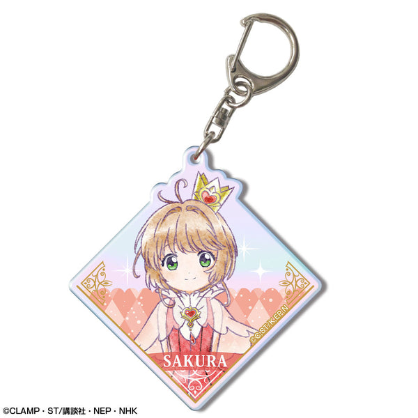 『カードキャプターさくら クリアカード編』オーロラアクリルキーホルダー デザイン03(木之本 桜/C)