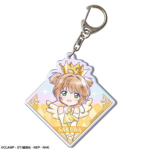 『カードキャプターさくら クリアカード編』オーロラアクリルキーホルダー デザイン04(木之本 桜/D)