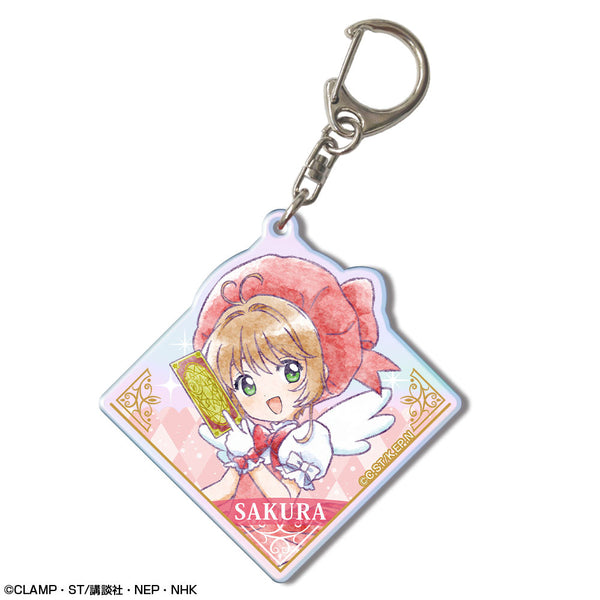 『カードキャプターさくら クリアカード編』オーロラアクリルキーホルダー デザイン05(木之本 桜/E)