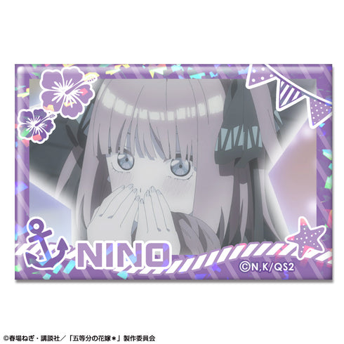 『五等分の花嫁*』ホログラム缶バッジ デザイン05(中野二乃/A)