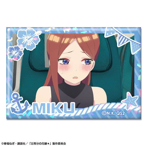 『五等分の花嫁*』ホログラム缶バッジ デザイン11(中野三玖/C)
