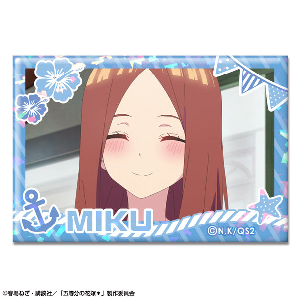 『五等分の花嫁*』ホログラム缶バッジ デザイン12(中野三玖/D)【202506再販】