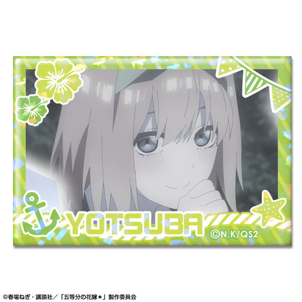 『五等分の花嫁*』ホログラム缶バッジ デザイン13(中野四葉/A)【202509再販】