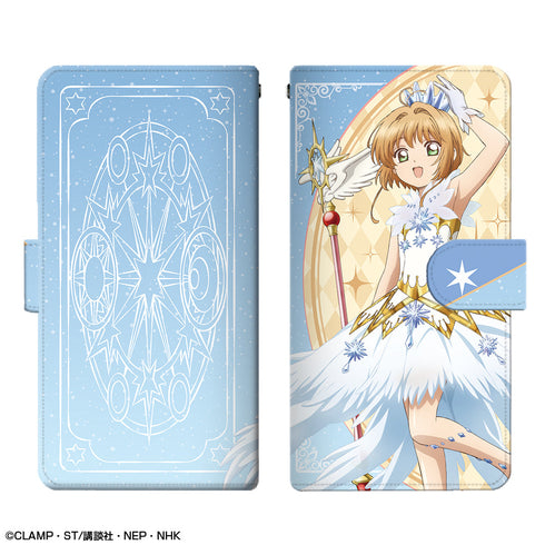 『カードキャプターさくら クリアカード編』ブックスタイルスマホケース XMサイズ デザイン02(木之本 桜/B)