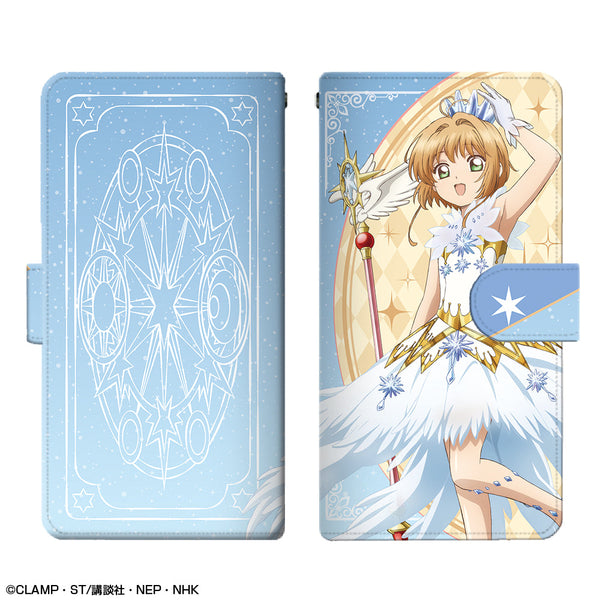 『カードキャプターさくら クリアカード編』ブックスタイルスマホケース XMサイズ デザイン02(木之本 桜/B)