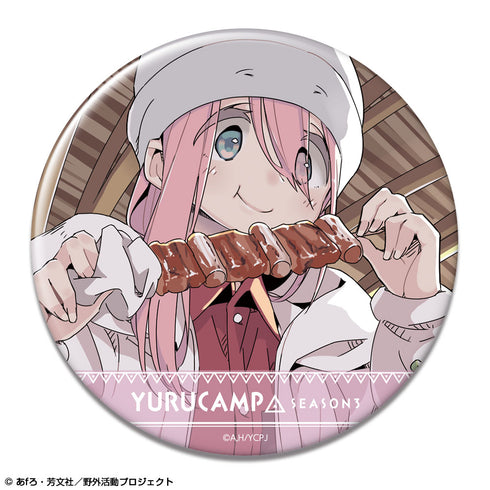 『ゆるキャン△ SEASON3』缶バッジ デザイン02(各務原なでしこ/B)【202607再販】