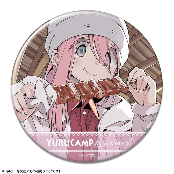 『ゆるキャン△ SEASON3』缶バッジ デザイン02(各務原なでしこ/B)【202607再販】