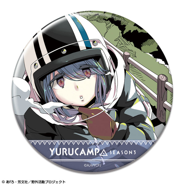 『ゆるキャン△ SEASON3』缶バッジ デザイン04(志摩リン/B)【202504再販】