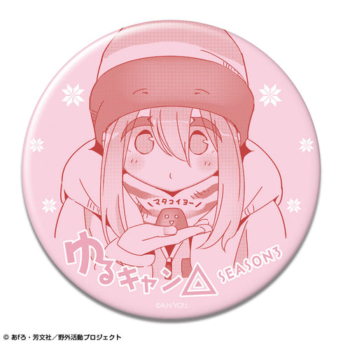 『ゆるキャン△ SEASON3』缶バッジ デザイン06(各務原なでしこ/C)【202609再販】