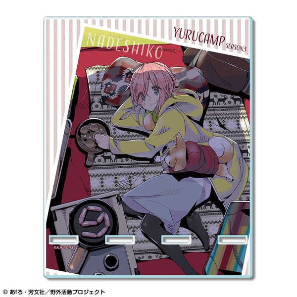 『ゆるキャン△ SEASON3』アクリルスマホスタンド デザイン01(各務原なでしこ)【202508再販】