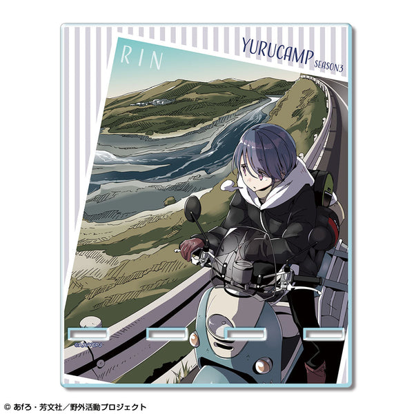 『ゆるキャン△ SEASON3』アクリルスマホスタンド デザイン02(志摩リン)【202601再販】