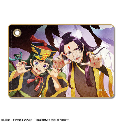 『薬屋のひとりごと』レザーパスケース Ver.2 デザイン02(猫猫&壬氏/B)【202509再販】