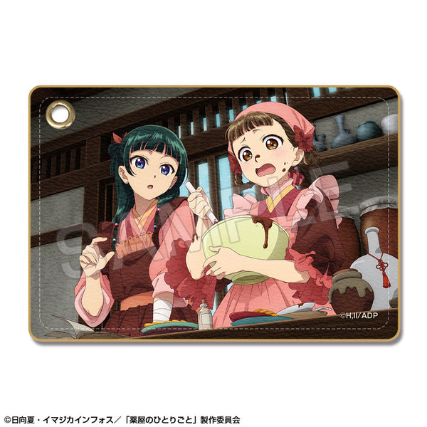 『薬屋のひとりごと』レザーパスケース Ver.2 デザイン05(猫猫&小蘭)【202509再販】