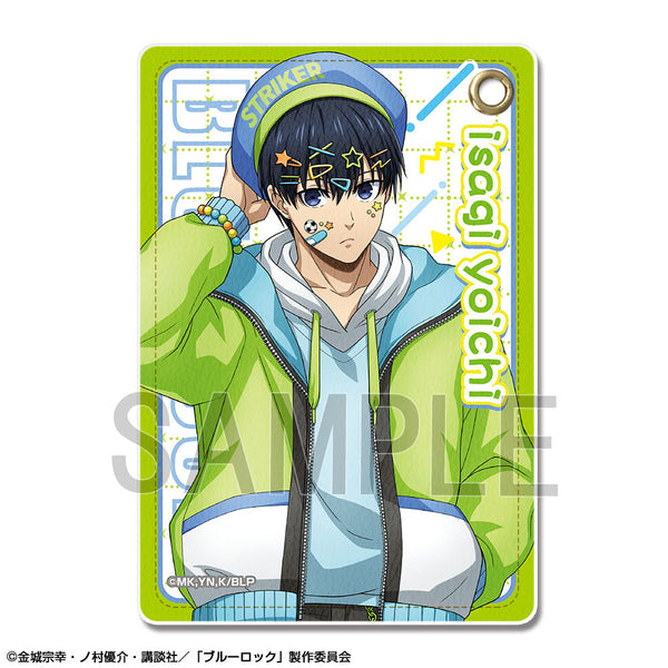 『ブルーロック』レザーパスケース デザイン01(潔 世一/デコラティブポップver.)【描き下ろし】