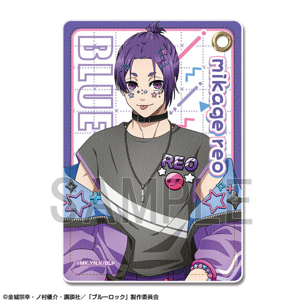 『ブルーロック』レザーパスケース デザイン06(御影玲王/デコラティブポップver.)【描き下ろし】【202509再販】