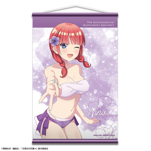 『五等分の花嫁*』B2タペストリー 水着Ver. デザイン02(中野二乃)