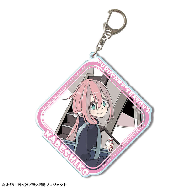 『ゆるキャン△ SEASON3』ビッグアクリルキーホルダー Ver.2 デザイン01(各務原なでしこ/A)