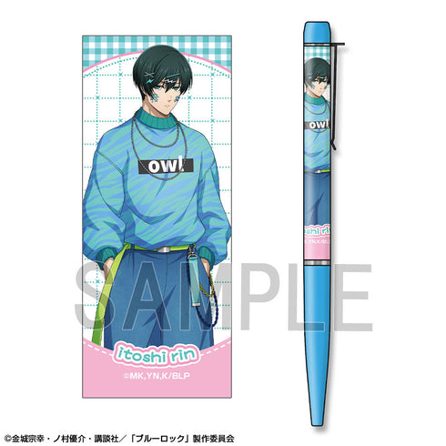 『ブルーロック』プリントボールペン デザイン02(糸師 凛/デコラティブポップver.)【描き下ろし】