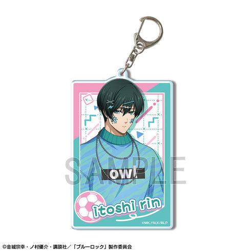 『ブルーロック』ビッグアクリルキーホルダー デザイン02(糸師 凛/デコラティブポップver.)【描き下ろし】【202512再販】
