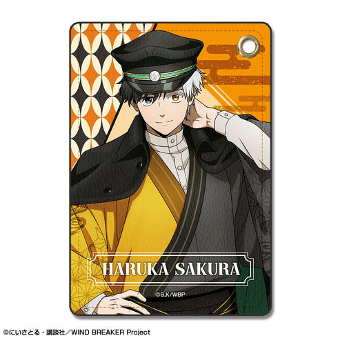 『WIND BREAKER』レザーパスケース デザイン01(桜遥/レトロモダンver.)【描き下ろし】【202510再販】