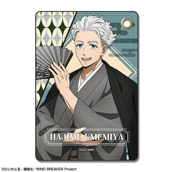 『WIND BREAKER』レザーパスケース デザイン03(梅宮一/レトロモダンver.)【描き下ろし】【202510再販】