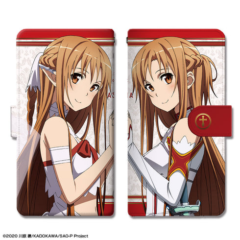 『ソードアート・オンライン』ブックスタイルスマホケース XMサイズ デザイン01(アスナ/A)
