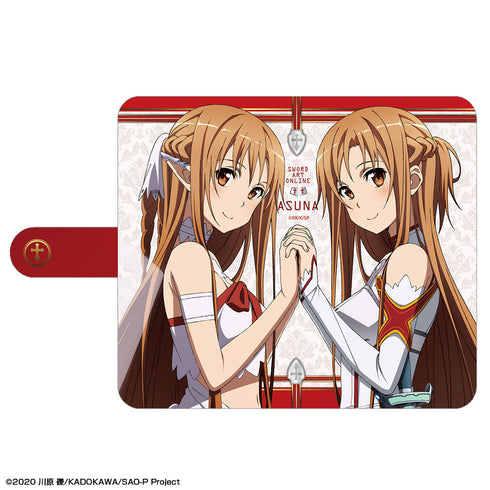 『ソードアート・オンライン』ブックスタイルスマホケース XMサイズ デザイン01(アスナ/A)