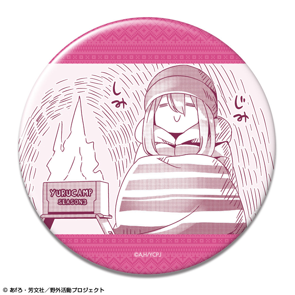 ゆるキャン△ SEASON3』缶バッジ Ver.2 デザイン01(各務原なでしこ/A