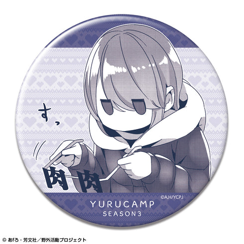 『ゆるキャン△ SEASON3』缶バッジ Ver.2 デザイン03(志摩リン)【202609再販】