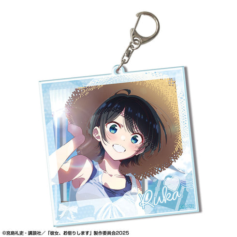 『彼女、お借りします』ビッグアクリルキーホルダー Ver.3 デザイン08(更科瑠夏/B)