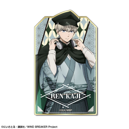 『WIND BREAKER』ミニステッカー デザイン04(梶蓮/レトロモダンver.)【描き下ろし】【202512再販】