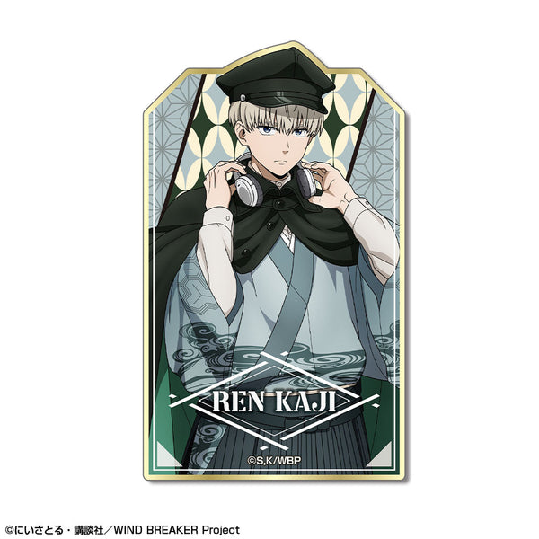 『WIND BREAKER』ミニステッカー デザイン04(梶蓮/レトロモダンver.)【描き下ろし】【202512再販】