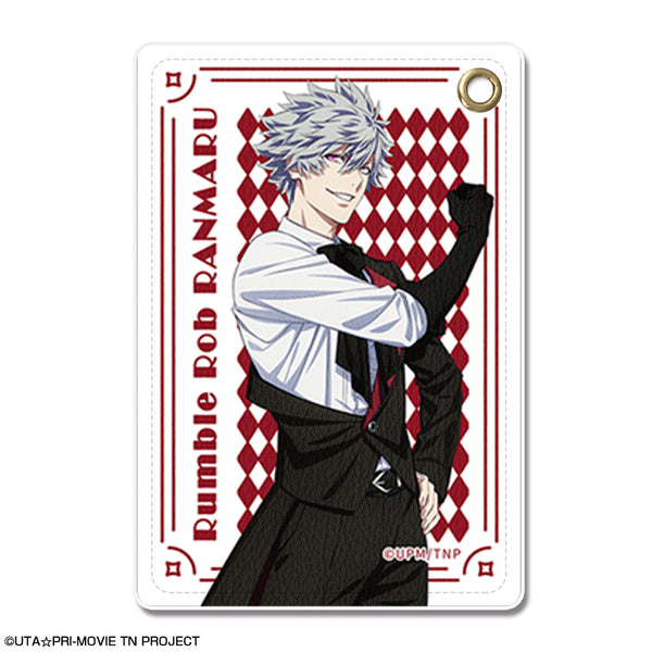 『うたの☆プリンスさまっ♪ TABOO NIGHT XXXX』レザーパスケース デザイン02(黒崎蘭丸)